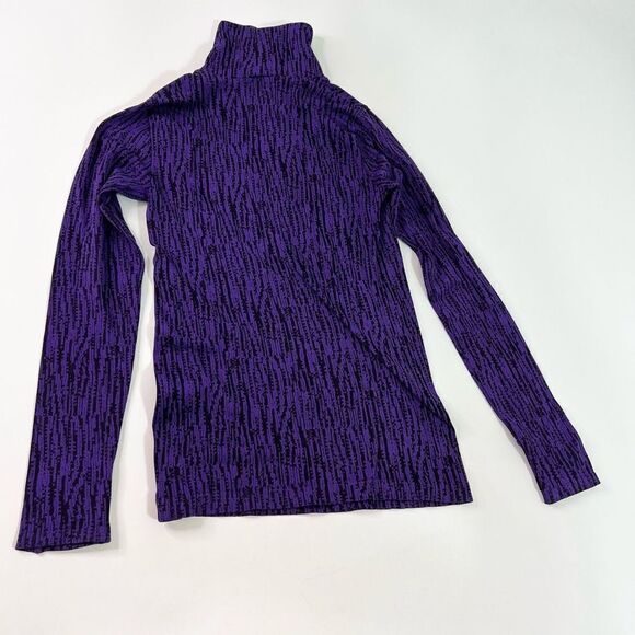 Athleta Flurry Elemental Turtleneck Tee Long Sleeve Women's Small Thumbholes - Picture 7 of 9